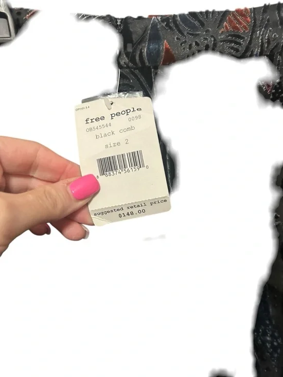 Free People Festival Mini Skirt with a Mesh Overlay - Picture 5 of 8